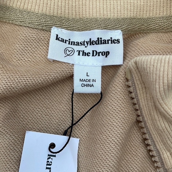 The Drop Half Zip Up Sweater l SIZE L - Picture 5 of 6
